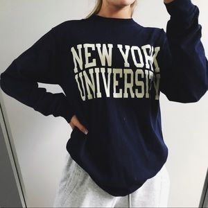 NYU Long Sleeve Tee